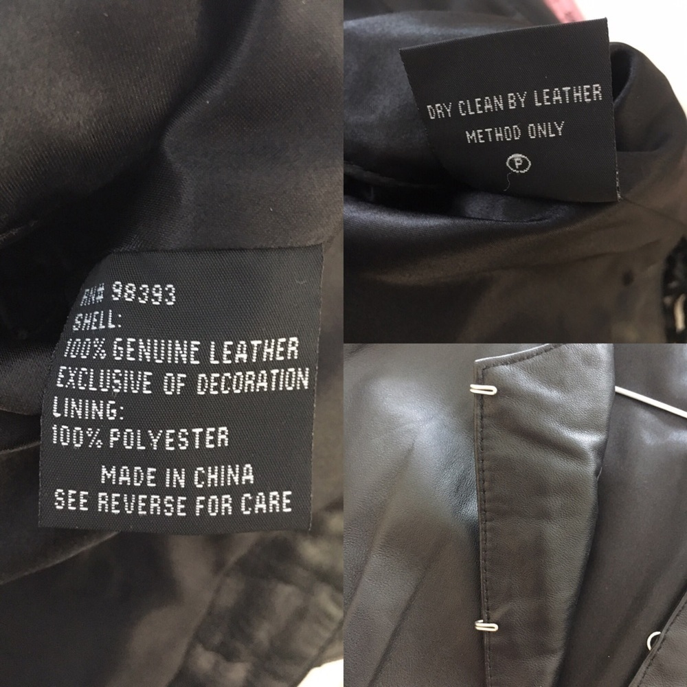 𝅺Pamela McCoy leather jacket - Picture 8 of 8